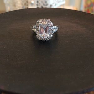 Sterling and CZ Ring